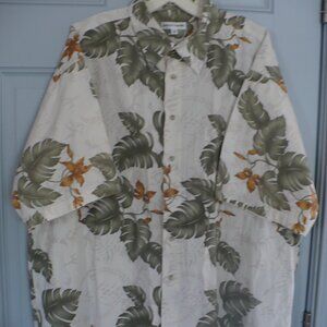 Big Men's Hawaiian Short Sleeve Shirt XLT by Pierre Cardin NWOT